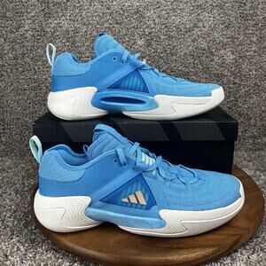 Adidas Women's Size 14 Exhibit Select Mid IG4067 White Blue Sneakers NEW